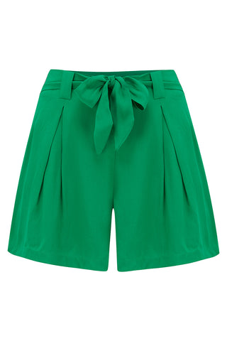 Emma vintage styled Tap Shorts in Apple Green - True vintage clothing outfit styles for Goodwood Revival and Viva Las Vegas Rockabilly Weekend Rock n Romance The Seamstress Of Bloomsbury