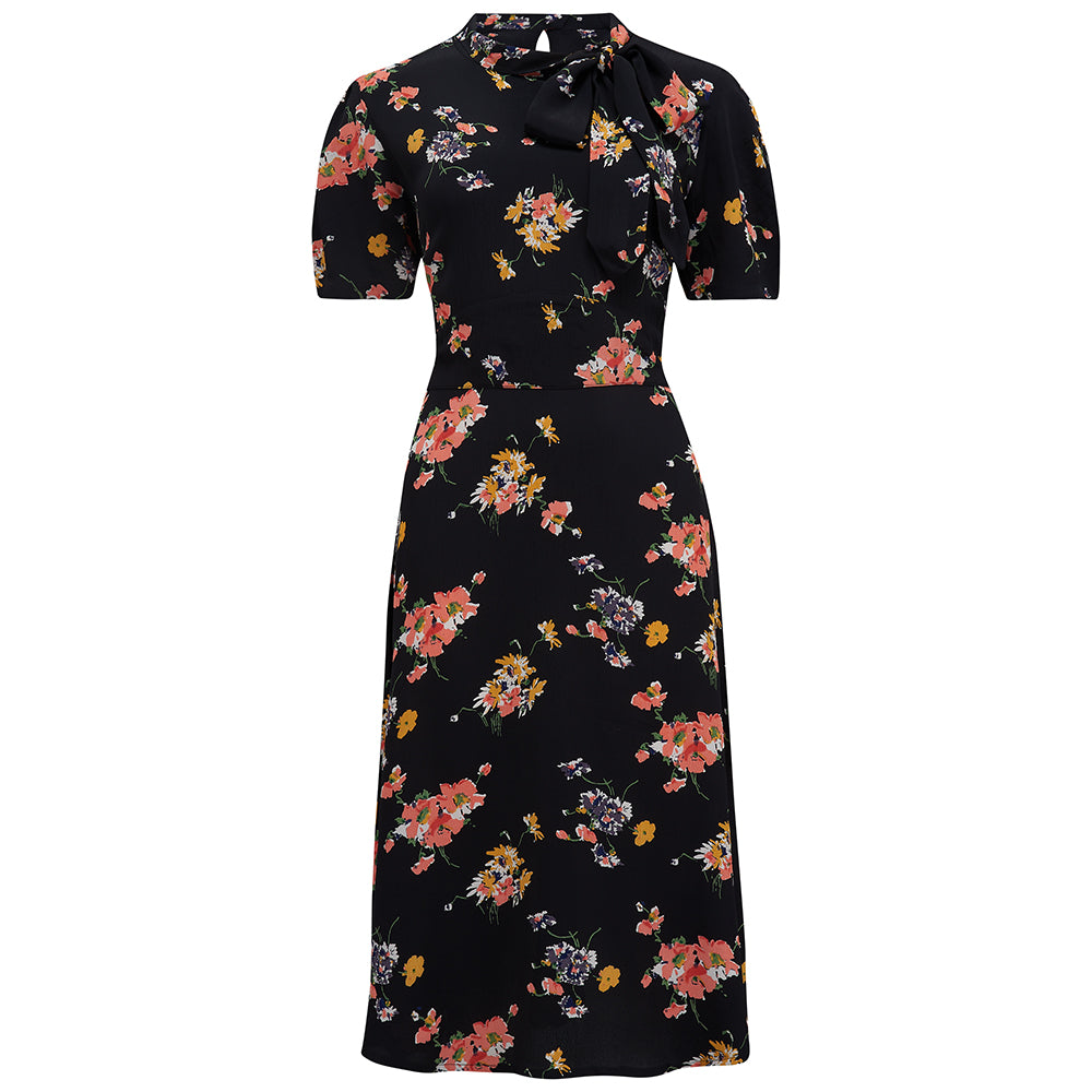 Kathy - Summer Dress with Vintage Floral Print main image 0
