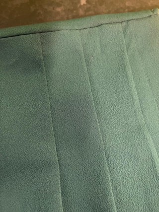 *Make Do & Mend* Sample Sale "Darla" Short Sleeve Blouse in Green Size 18 .. PLEASE READ FULL DESCRIPTION ..