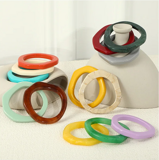 Abstract Rockabilly Bangle