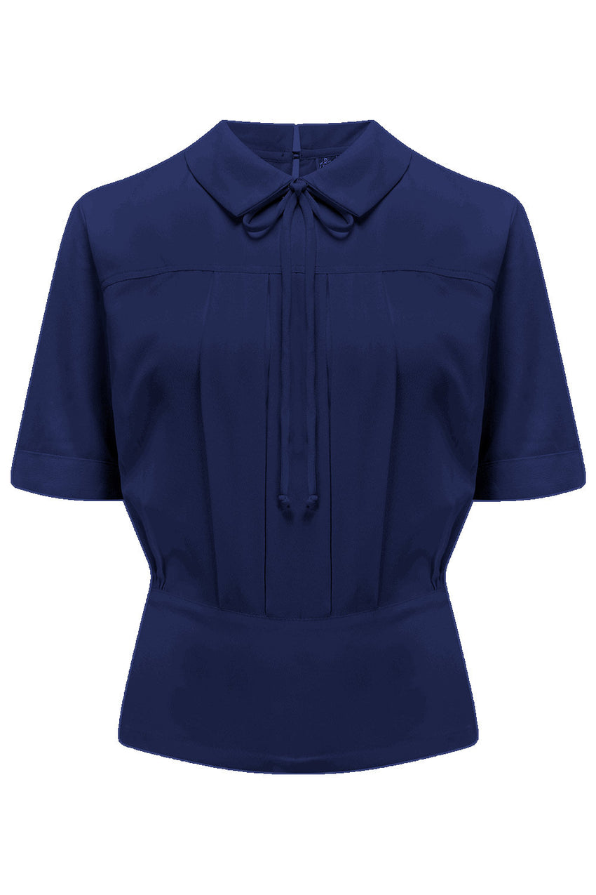 Rock N Romance Betsy 40s Blouse Navy main image 0