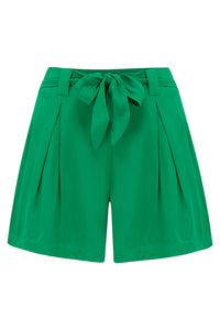 Emma vintage styled Tap Shorts in Apple Green - True vintage clothing outfit styles for Goodwood Revival and Viva Las Vegas Rockabilly Weekend Rock n Romance The Seamstress Of Bloomsbury