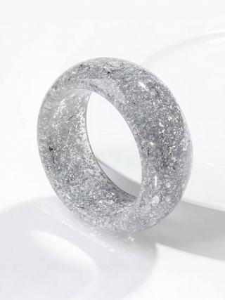 Glitter Dome Bangle Gold or Silver