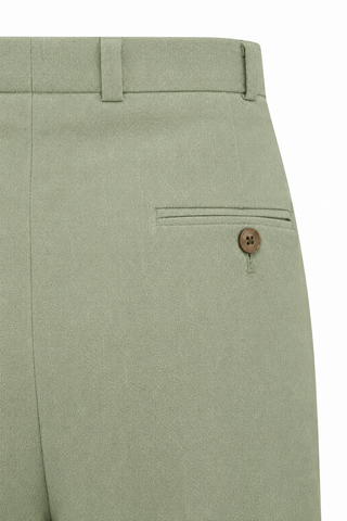 Pantalon à chevilles uni bleu marine authentique des années 1950 pour homme