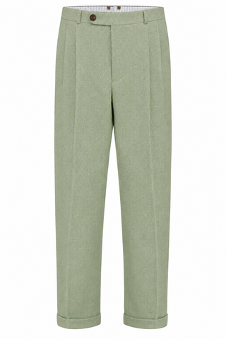 Pantalon à chevilles uni bleu marine authentique des années 1950 pour homme