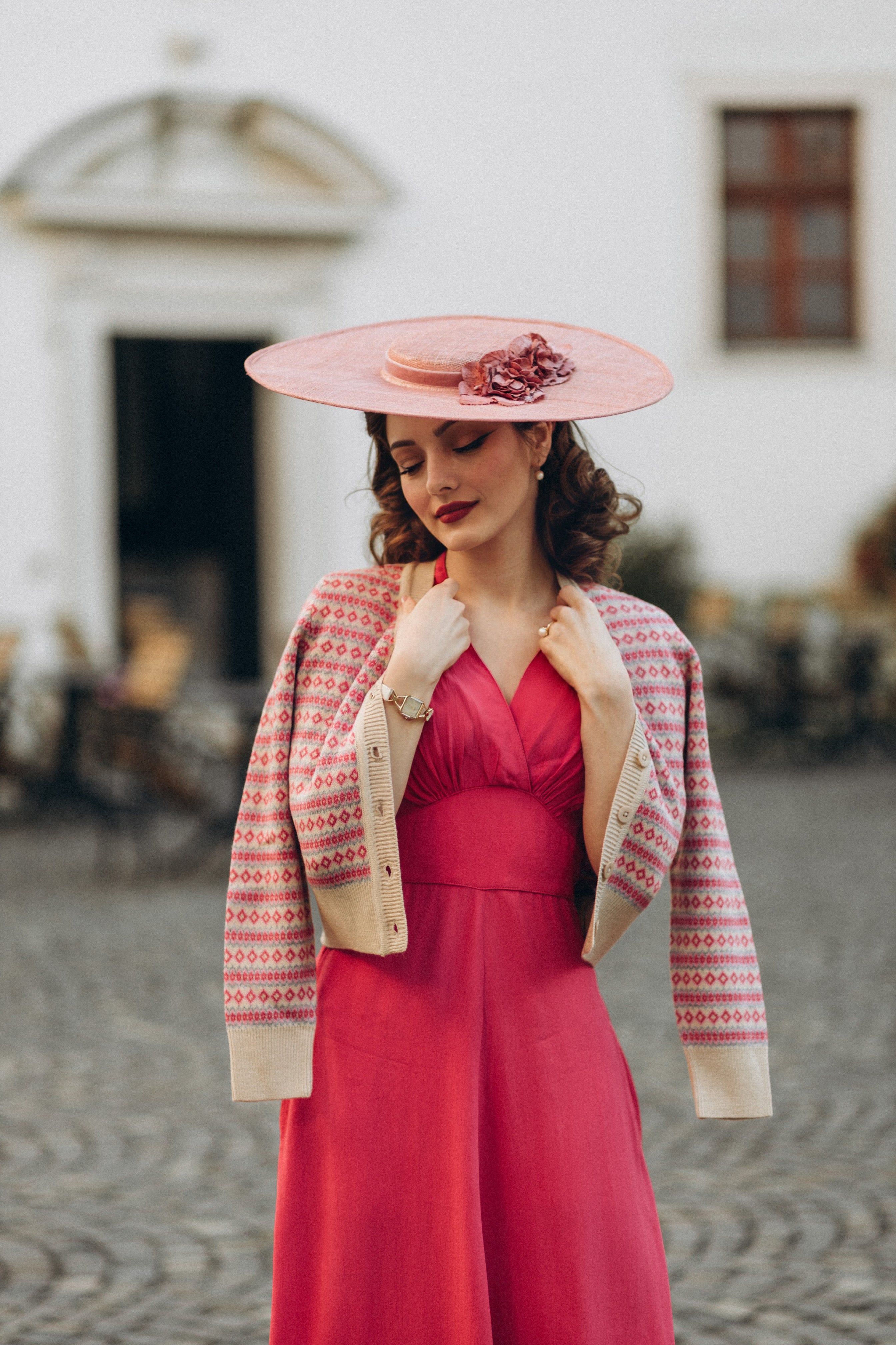 40s red dress 1940s Dress Gloria Red from Vivien of Holloway