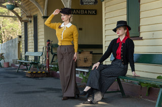 The "Elsie" Blouse in Antique White, True Authentic 1950s Style