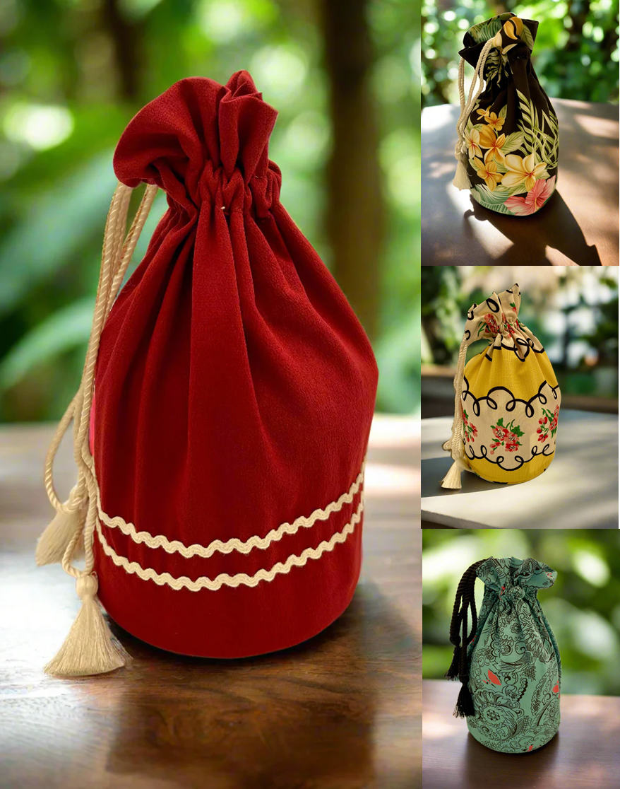 Drawstring Pouch Bags, In All Our Colours & Prints .. – Rock n Romance