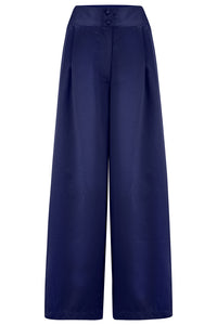 RnR "Luxe" Range.. The "Sophia" Palazzo Wide Leg Trousers in Super Luxurious Imperial SATIN