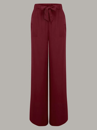 *Make Do & Mend* Sample Sale "Winnie" Trousers in Wine Size 12 .. PLEASE READ FULL DESCRIPTION ..
