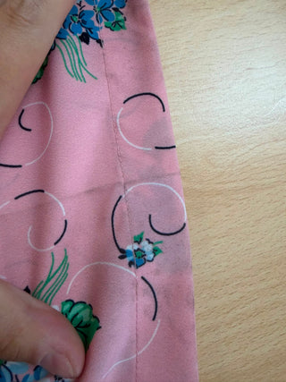 *Make Do & Mend* Sample Sale "Brigitte " Dress in Pink Summer Bouquet Size 10 .. PLEASE READ FULL DESCRIPTION ..