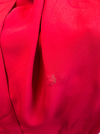 La robe « Ruby » en vin, robe classique à manches longues de style années 1940