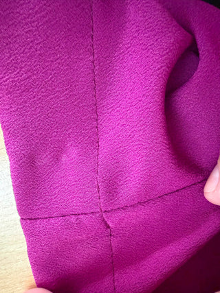 *Make Do & Mend* Sample Sale "Dita" Dress in Plum Size 16  .. PLEASE READ FULL DESCRIPTION ..