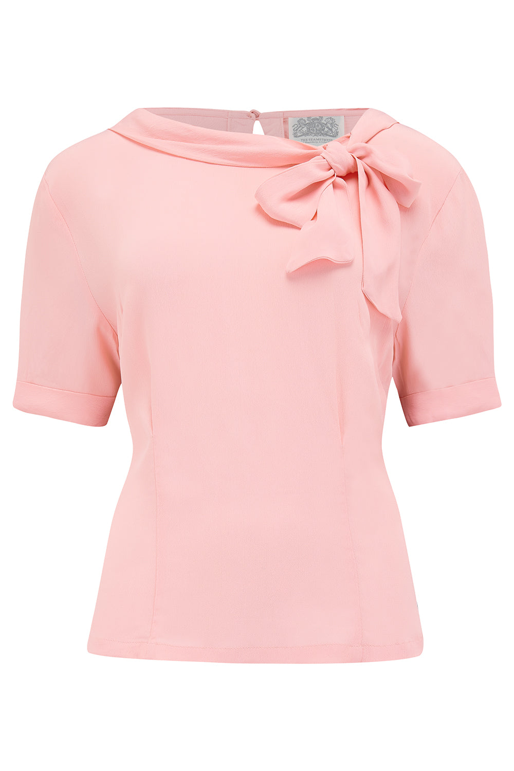 Cindy Blouse In Blossom Pink , Classic 1940s Vintage Inspired Style