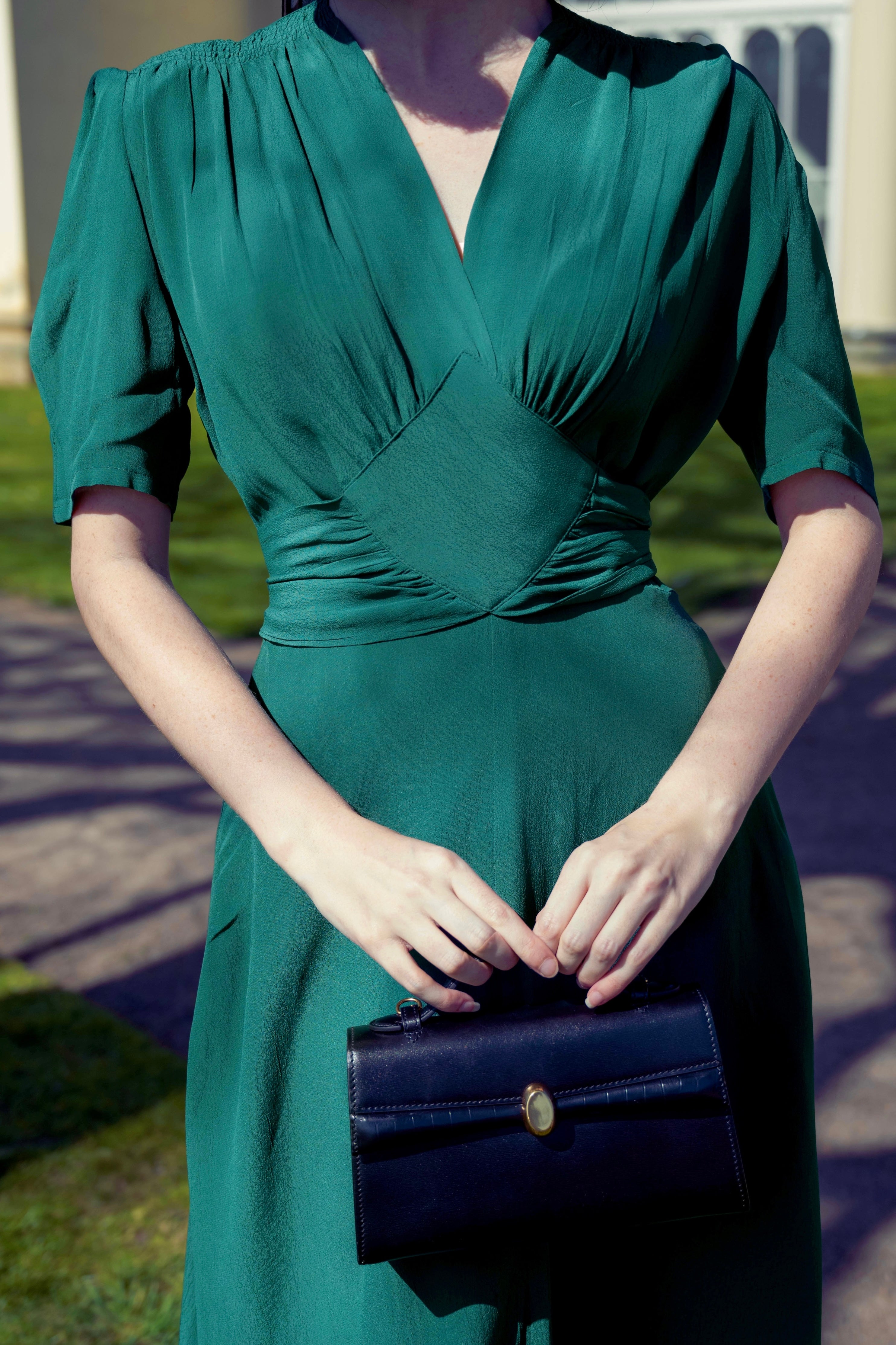 Ruby Dress in Hampton Green, A Classic & Authentic 1940s Vintage Inspired style by The Seamstress of Bloomsbury 16 Ruby Dress in Hampton Green, A Classic & Authentic 1940s Vintage Inspired style by The Seamstress of Bloomsbury 16