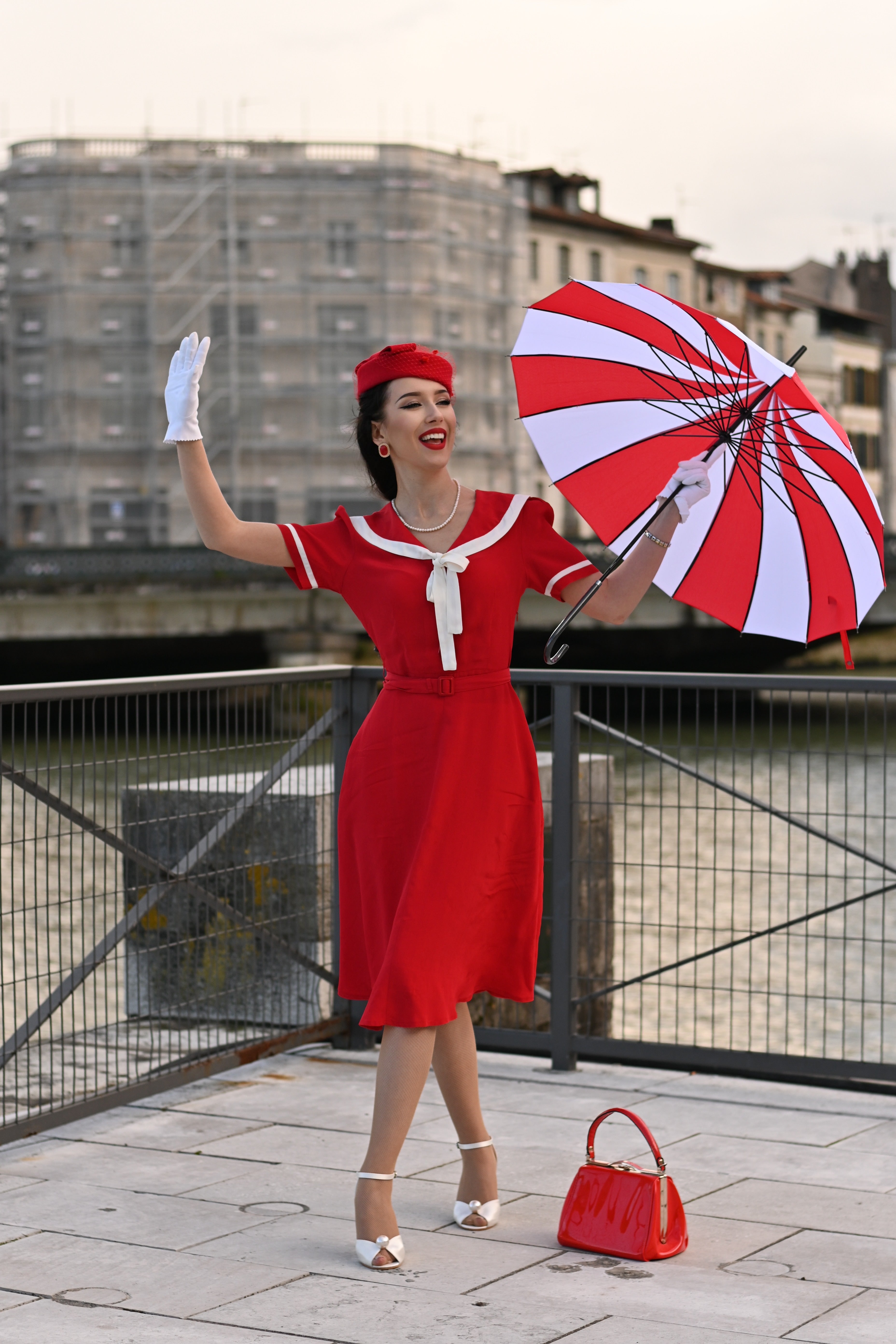Patti Dress in Lipstick Red Patti Dress in Lipstick Red