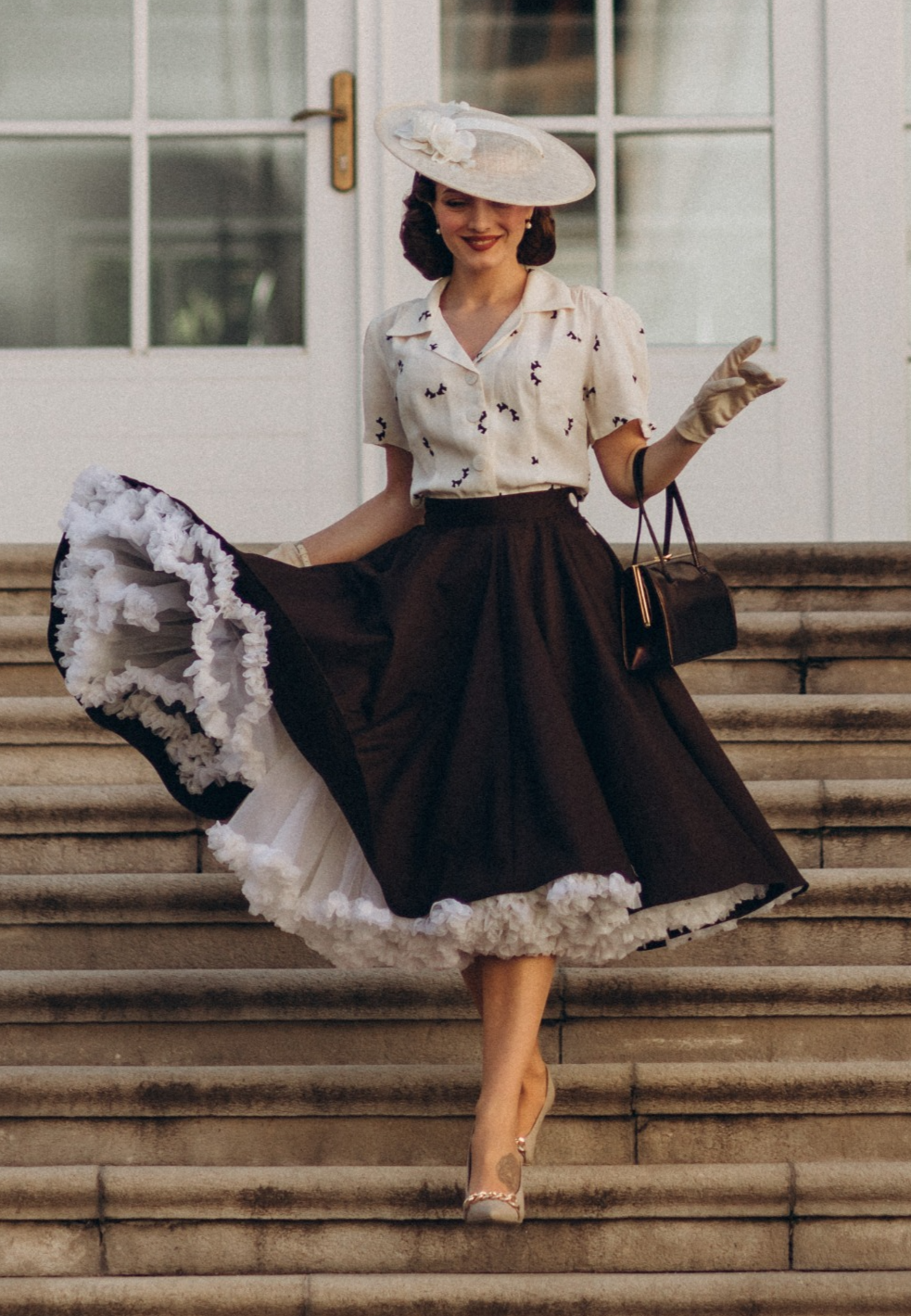 Superweicher, superluxuriöser Petticoat für den ultimativen Vinatge-Stil der 1940er und 1950er Jahre