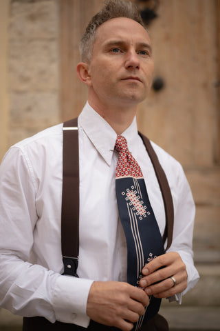 Mens 1940s Vintage Art Silk Sinatra Tie, True Inspired Vintage, By The Seamstress of Bloomsbury