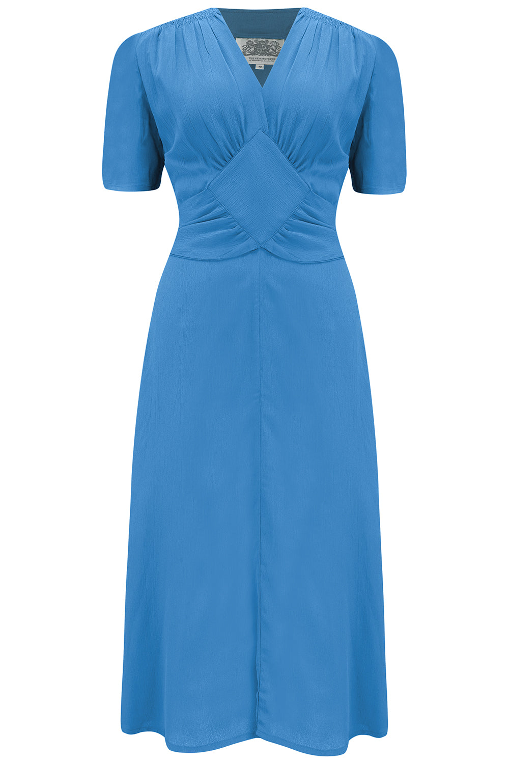 Ruby Dress in Palace Blue, A Classic & Authentic 1940s Vintage Inspired style by The Seamstress of Bloomsbury 12 Ruby Dress in Palace Blue, A Classic & Authentic 1940s Vintage Inspired style by The Seamstress of Bloomsbury 12