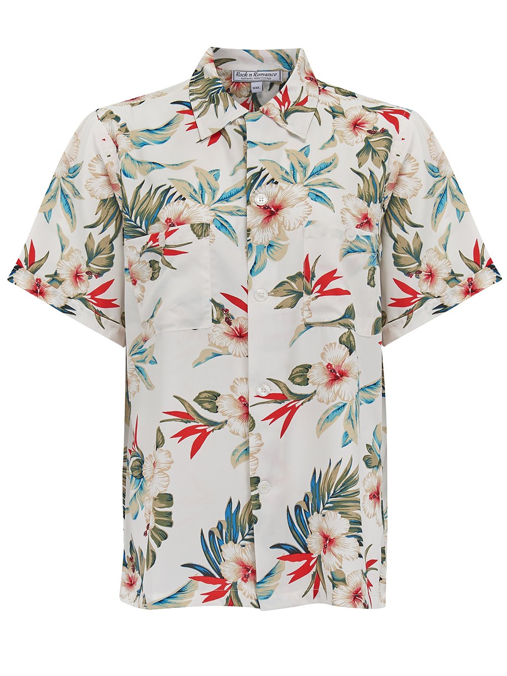 Unisex 1950s Style Hawaiian / Bowling Shirt - RocknRomance True 1940s & 1950s Vintage Style
