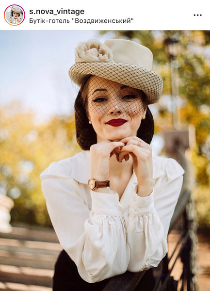 Poppy Long Sleeve Blouse in Cream, Authentic & Classic 1940s Vintage Style - CC41, Goodwood Revival, Twinwood Festival, Viva Las Vegas Rockabilly Weekend Rock n Romance The Seamstress Of Bloomsbury