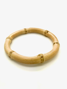 1950s Tiki Retro Rockabilly Natural Bamboo Bangle - True and authentic vintage style clothing, inspired by the Classic styles of CC41 , WW2 and the fun 1950s RocknRoll era, for everyday wear plus events like Goodwood Revival, Twinwood Festival and Viva Las Vegas Rockabilly Weekend Rock n Romance Rock n Romance