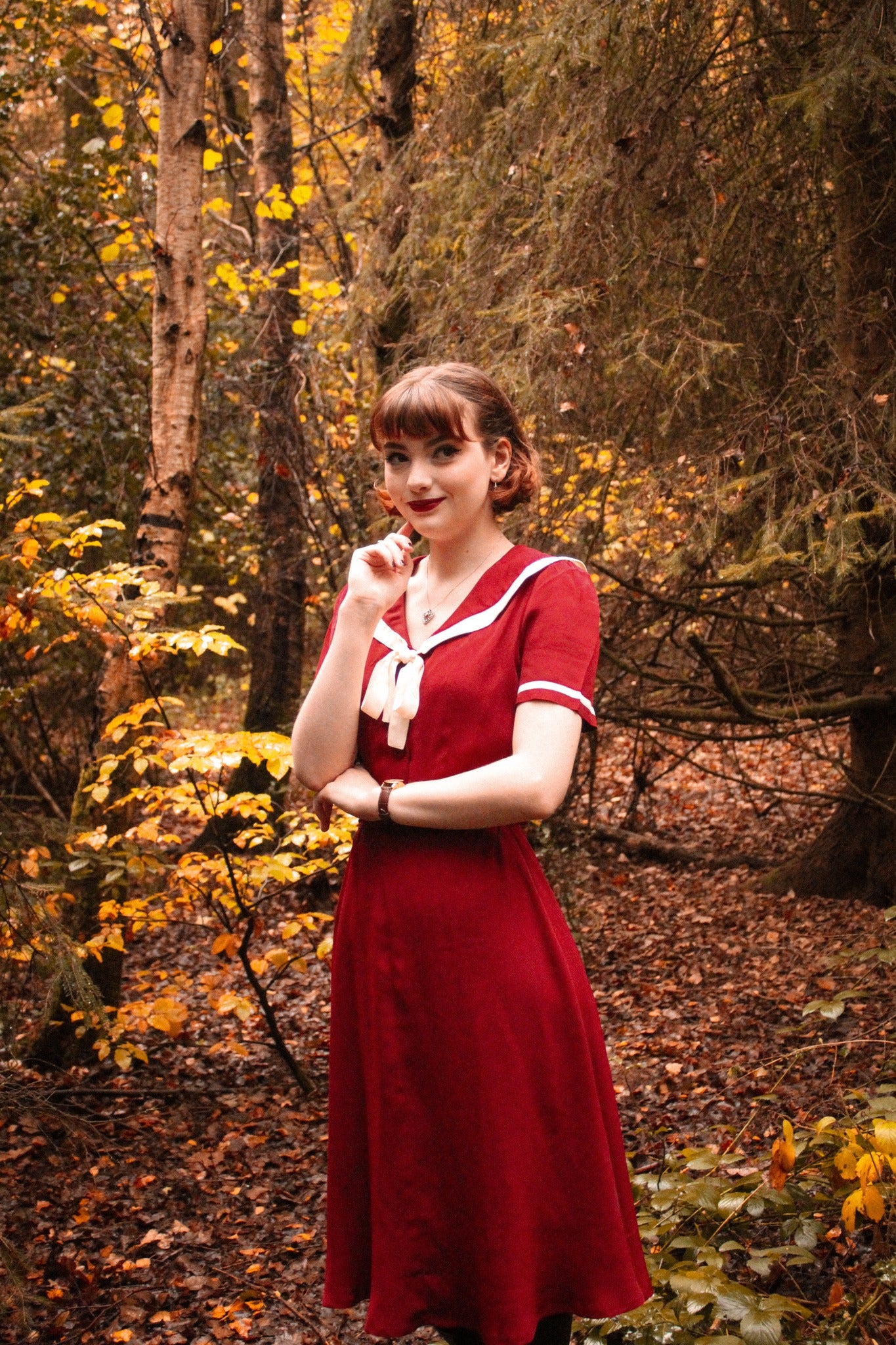 Patti Dress in Lipstick Red Patti Dress in Lipstick Red