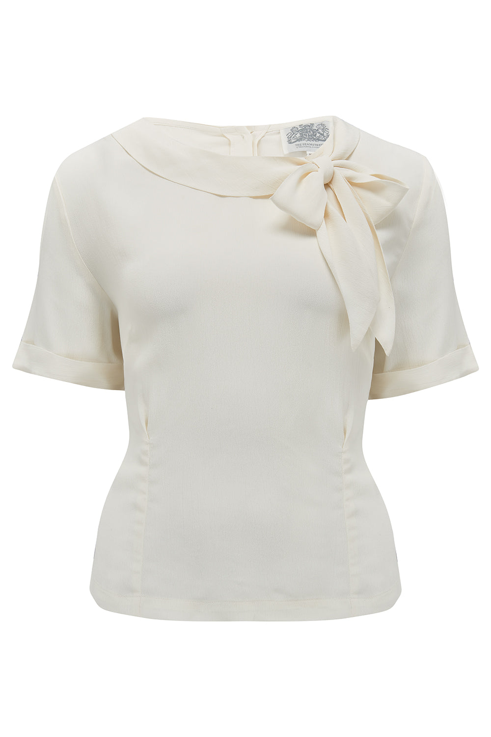 Cindy Blouse In Cream , Classic 1940s Vintage Inspired Style - CC41, Goodwood Revival, Twinwood Festival, Viva Las Vegas Rockabilly Weekend Rock n Romance The Seamstress Of Bloomsbury