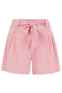 Emma vintage styled Tap Shorts in Blossom Pink - True and authentic vintage style clothing, inspired by the Classic styles of CC41 , WW2 and the fun 1950s RocknRoll era, for everyday wear plus events like Goodwood Revival, Twinwood Festival and Viva Las Vegas Rockabilly Weekend Rock n Romance The Seamstress Of Bloomsbury