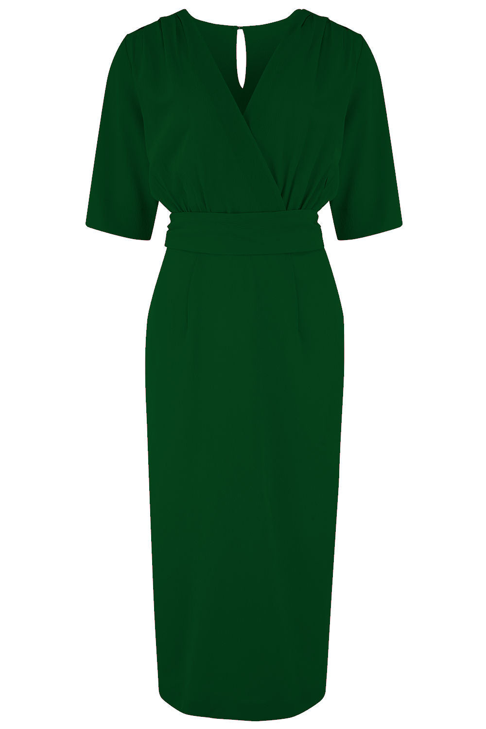 The “Evelyn" Wiggle Dress in Green, True Late 40s Early 50s Vintage Style - True and authentic vintage style clothing, inspired by the Classic styles of CC41 , WW2 and the fun 1950s RocknRoll era, for everyday wear plus events like Goodwood Revival, Twinwood Festival and Viva Las Vegas Rockabilly Weekend Rock n Romance Rock n Romance