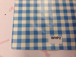 **Sample Sale** Authentic 1940s & 50s Style "Vintage Rain Mac & Headscarf/Bonnet" in Blue Gingham by Elements Rainwear - True and authentic vintage style clothing, inspired by the Classic styles of CC41 , WW2 and the fun 1950s RocknRoll era, for everyday wear plus events like Goodwood Revival, Twinwood Festival and Viva Las Vegas Rockabilly Weekend Rock n Romance Elements Rain Wear