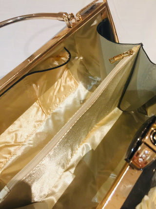 Classic Bags In Bloom Classic Vintage Inspired Emma Barrel Bag In Stone - RocknRomance Clothing