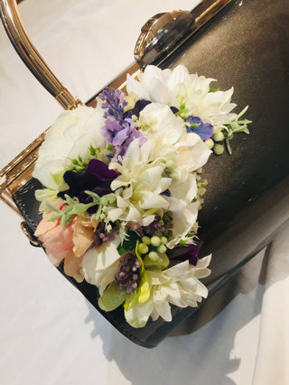 Classic Bags In Bloom Classic Vintage Inspired Emma Barrel Bag In Stone - RocknRomance Clothing