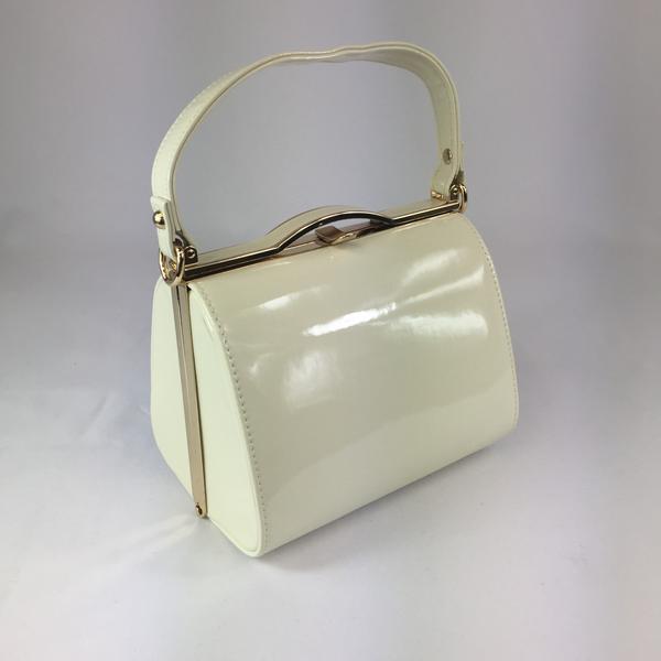 Audrey Hepburn Handbag, 60s Leather Bag, Retro Vinyl Bag, Vegan Leather  Purse