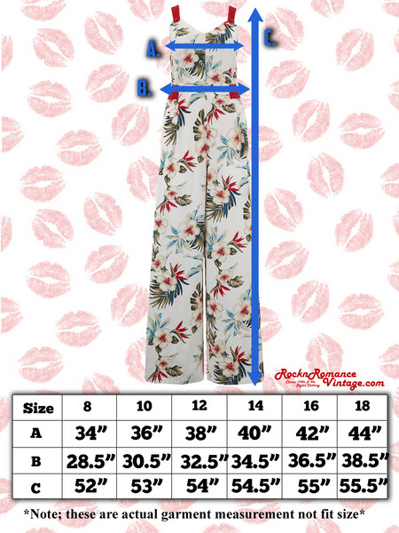 The "Lana" Palazzo Jump Suit & Bolero 2pc Set in Red, Easy To Wear Vintage Style - CC41, Goodwood Revival, Twinwood Festival, Viva Las Vegas Rockabilly Weekend Rock n Romance Rock n Romance