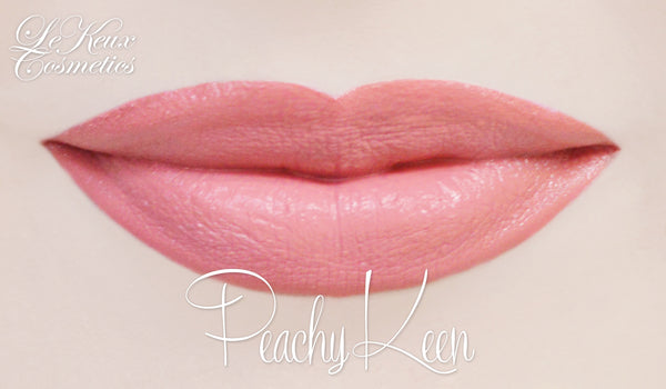 Peachy Keen Lip Paint by Le Keux Cosmetics - True and authentic vintage style clothing, inspired by the Classic styles of CC41 , WW2 and the fun 1950s RocknRoll era, for everyday wear plus events like Goodwood Revival, Twinwood Festival and Viva Las Vegas Rockabilly Weekend Rock n Romance Le Keux Cosmetics